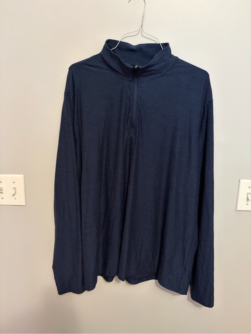 Men's Half-Zip Pullover Sweater - Navy